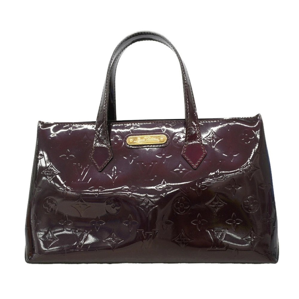 Louis Vuitton Vernis Wilshire PM Handbag M93641 Amarante Women's P3618163